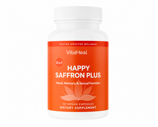 VitaHeal Happy Saffron Plus – 30 Vegan Capsules